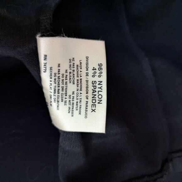 RARE Naked Angels Parasuco Black Bodycon Dress w/ Zip-Off Leather Moto Jacket S/ - Picture 15 of 15